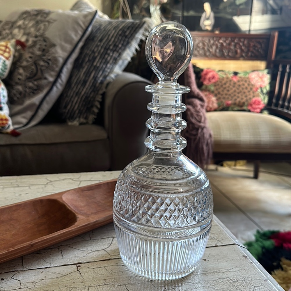Tiffany Decanter 1776 by Seagrams Crystal Liquor Decanter Vintage Tiffany & Co.